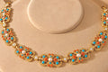 Vintage Pearl and Turquoise Necklace