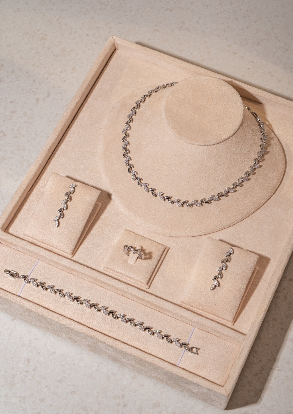 Silver Leaf Set